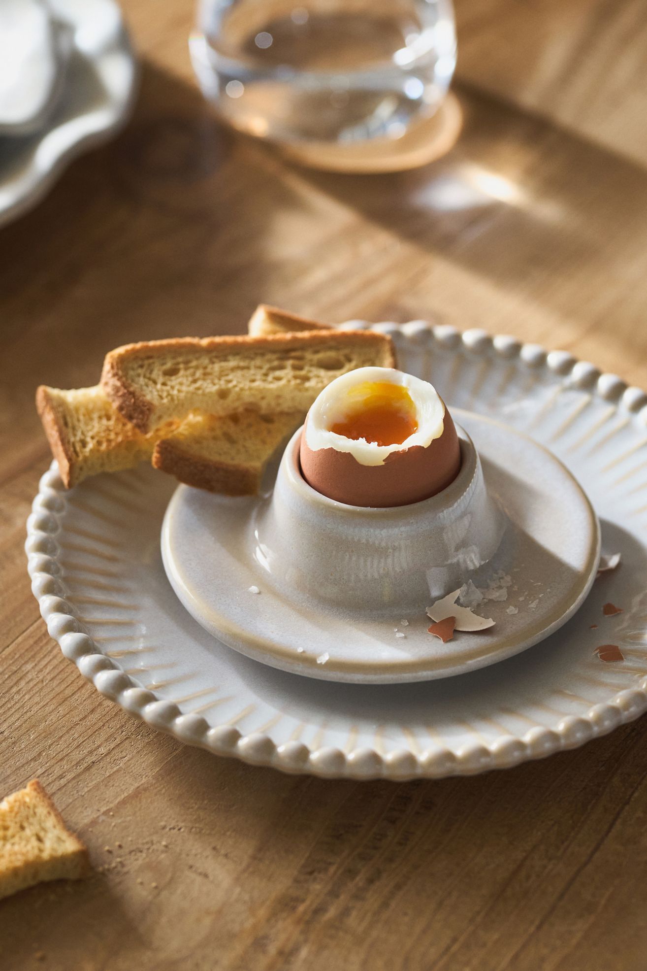 Costa Nova Roda Stoneware Egg Cup - White, One Size