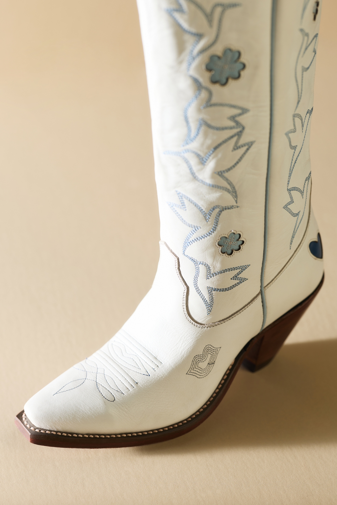 Besita Honey Embroidered Western Boots