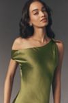 bhldn sienna off-the-shoulder high-shine satin maxi dress BHLDN Sienna Off-The-Shoulder High-Shine Satin Maxi Dress