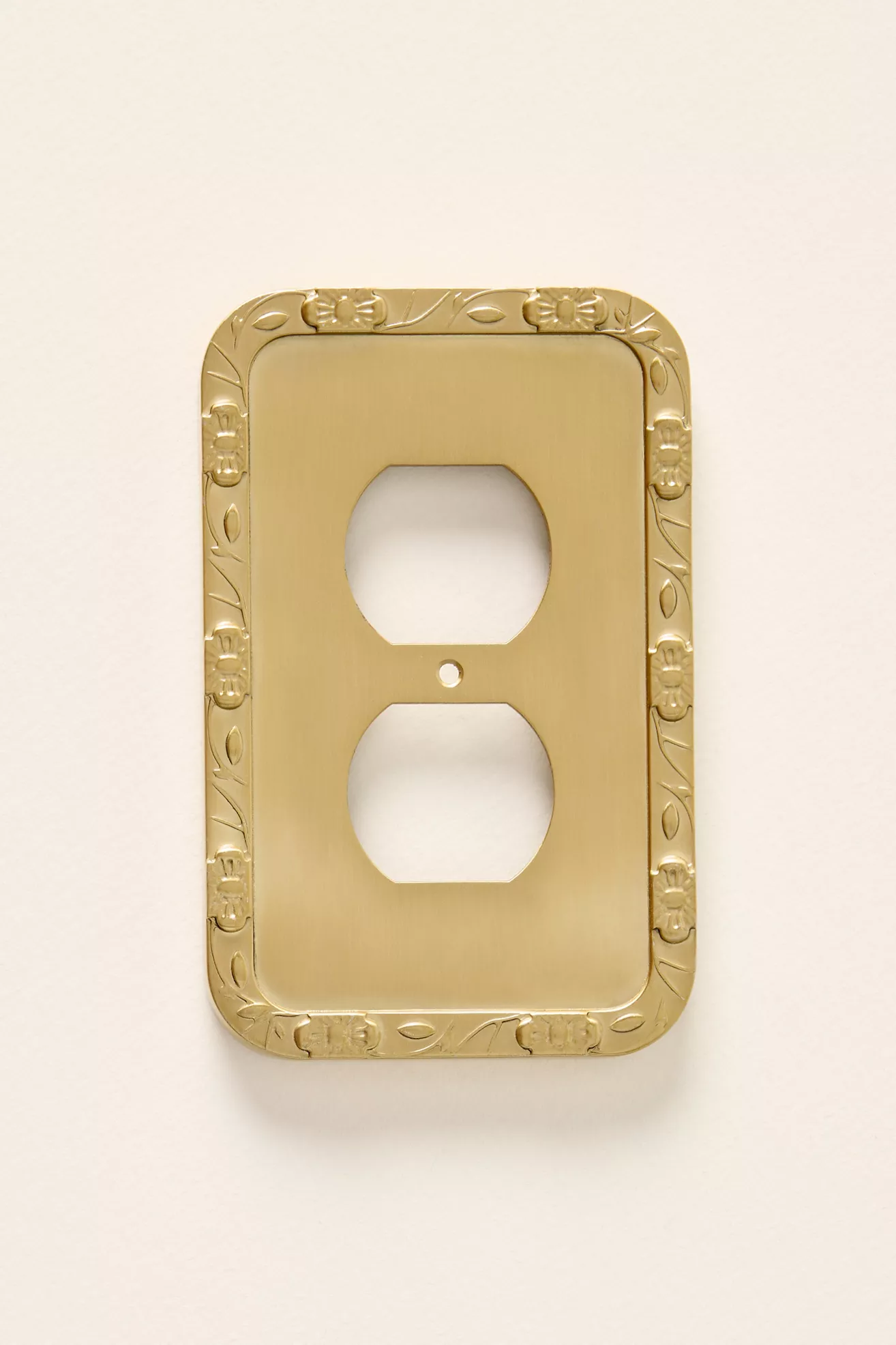 Floral Border Metal Switch Plate - thumbnail 2