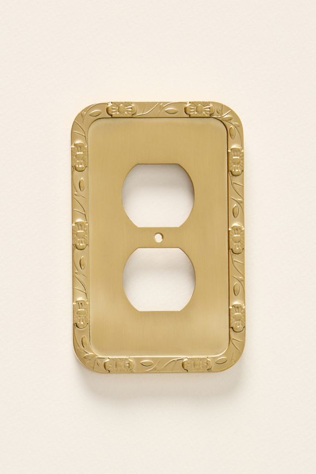 Floral Border Switch Plate #1