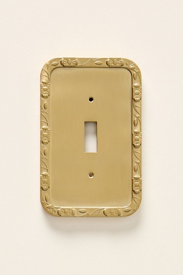 Floral Border Switch Plate #2