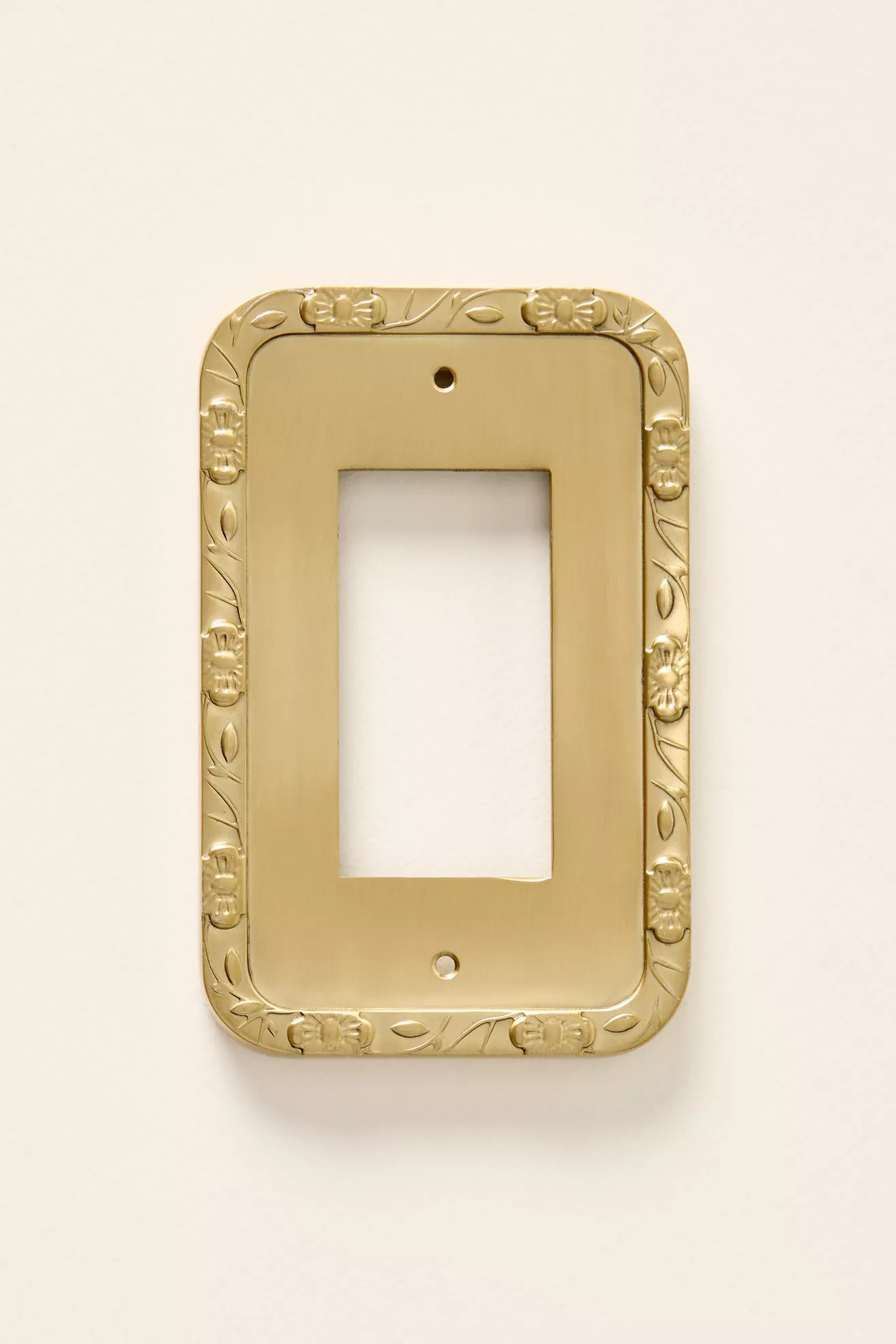 Floral Border Metal Switch Plate - thumbnail 4