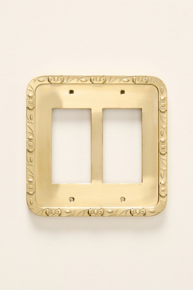 Floral Border Switch Plate #4