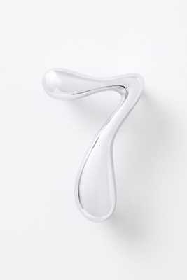 Anthropologie Bubble Polished Chrome House Numbers In Transparent