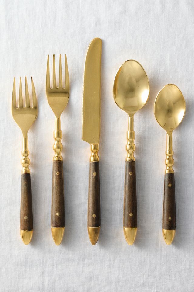 Woodland Metal 5-Piece Place Setting #1