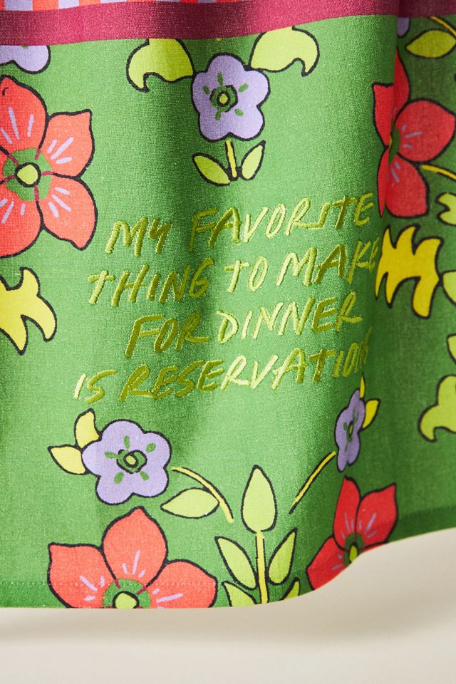 Furbish Studio Block Print Dish Towel #1