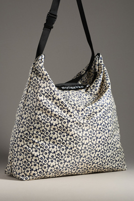 Marimekko Unikko Neat Crossbody Tote In Black