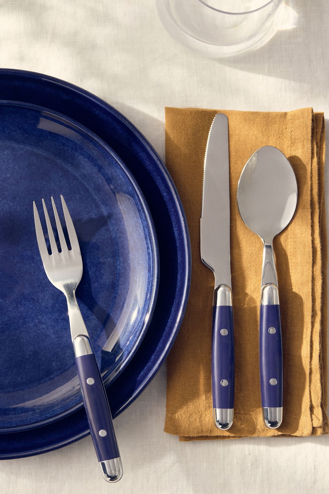 Jubilee Flatware 16-Piece Place Setting - Blue, Set