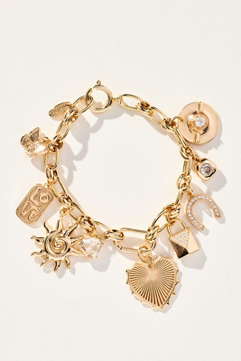 Bracelet à breloques amusant et mélangé par en - By Anthropologie - Modalova