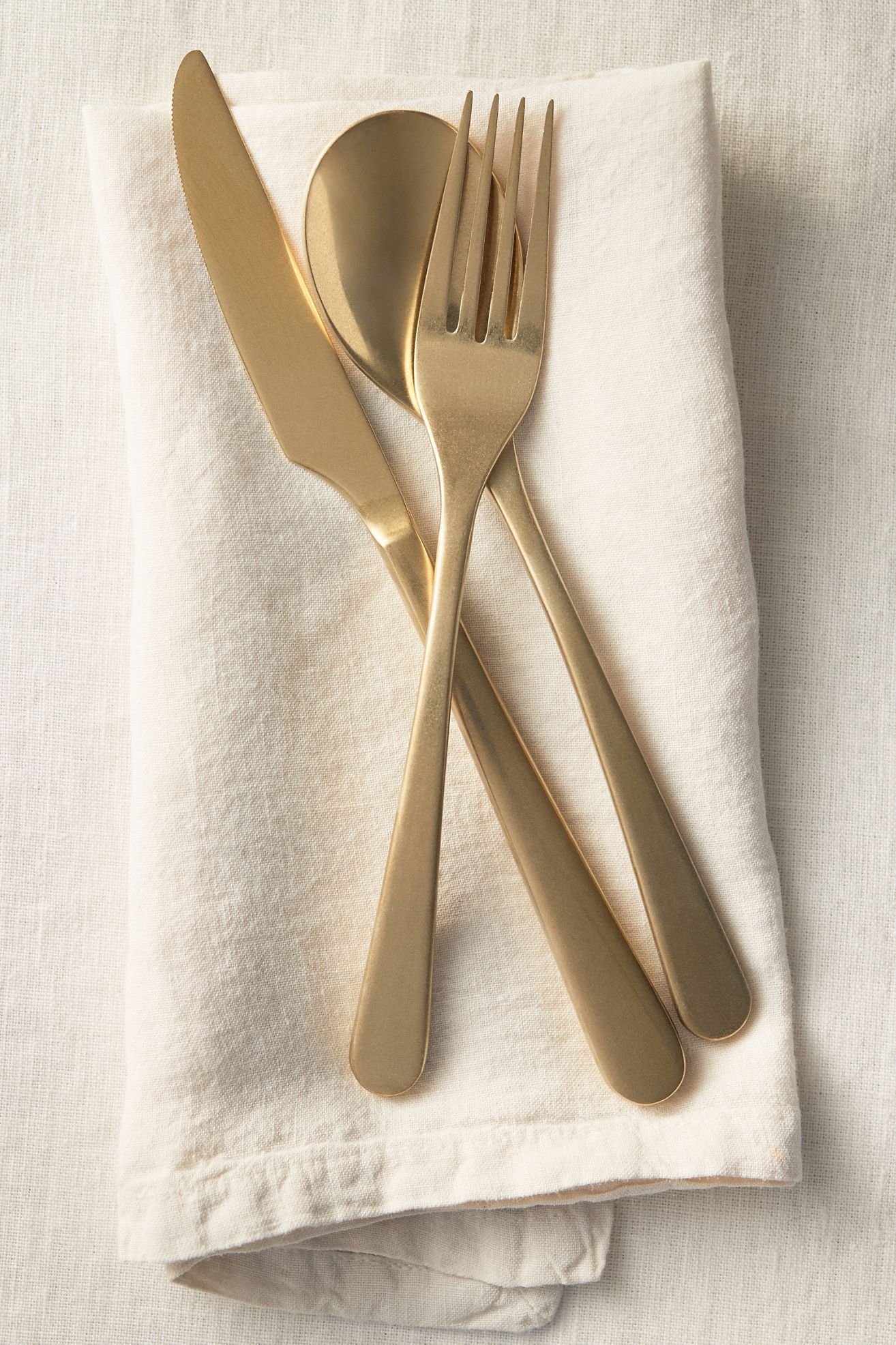 Kenbrook Flatware 20-Piece Place Setting - Sand, Set of 20