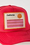 Friday Feelin Cali Stripe Trucker Hat