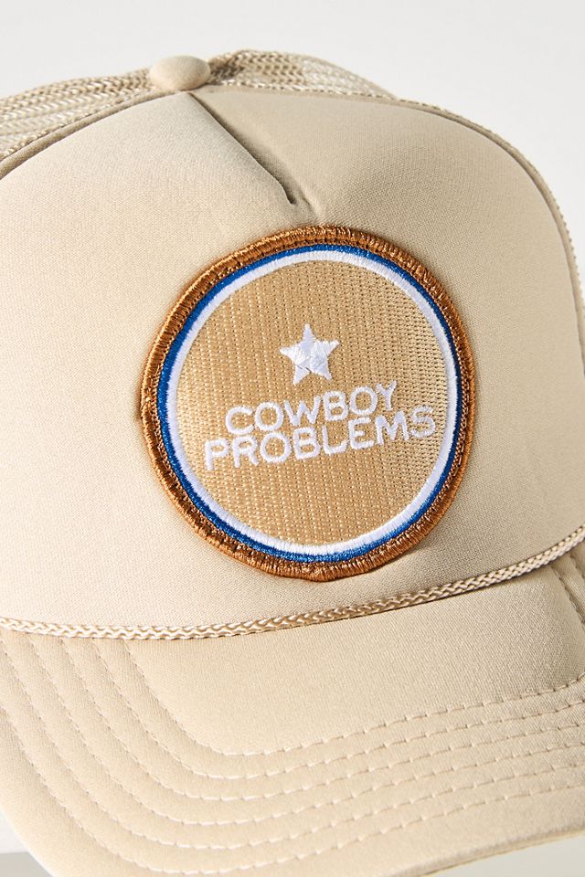 Friday Feelin Cowboy Problems Trucker Hat #2