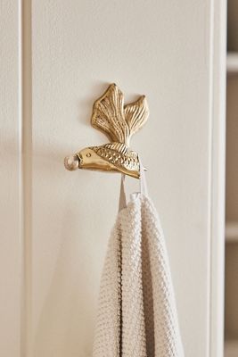 Koi Fish Mixed Metal Bath Hook