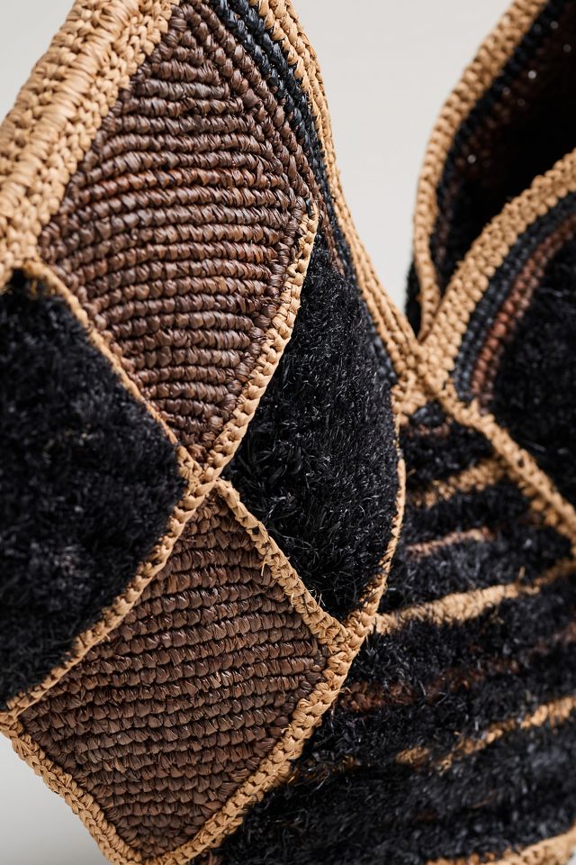 Made For a Woman Raffia Medium Tote #2