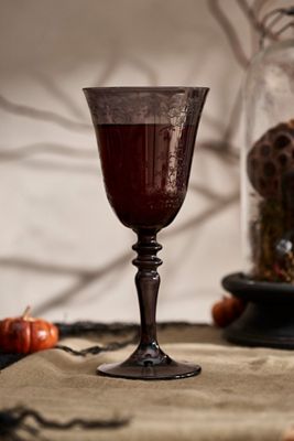Smoked Thorny Floral Glass