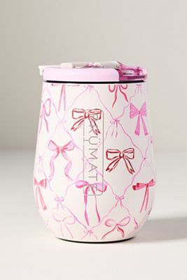 BrüMate Bow Collection Uncork'd Leakproof Wine Tumbler