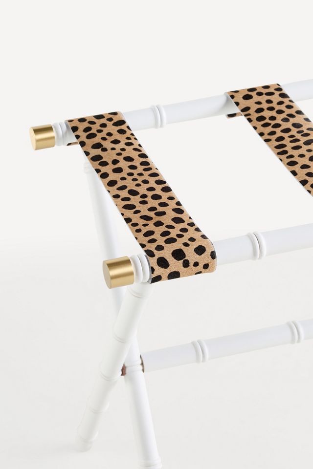Painted Wood Luggage Rack #2