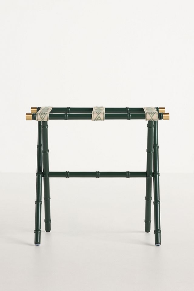 Painted Wood Luggage Rack #1