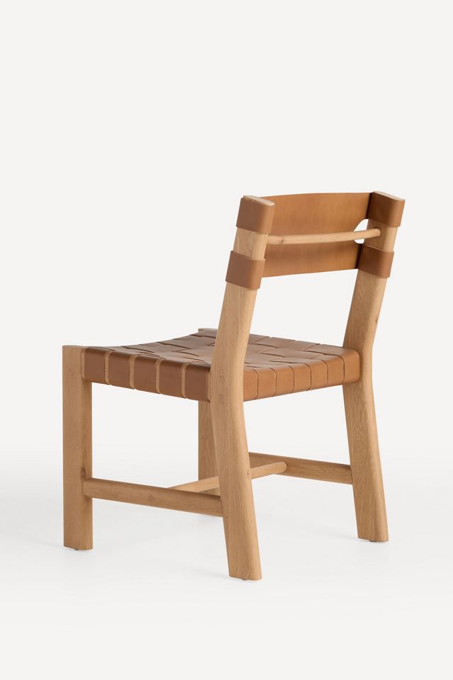 Leather Sling Dining Chair #3