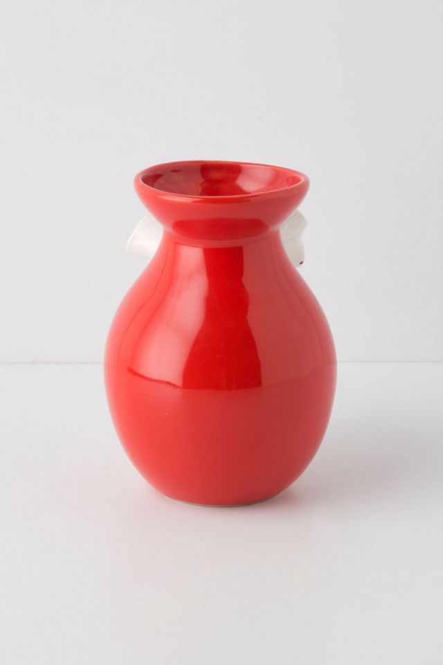 White Poppy Vase #1