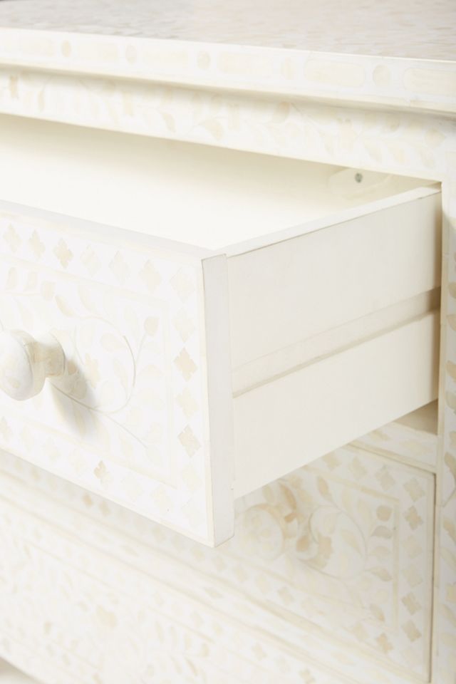 Bone Inlay Three-Drawer Dresser #4