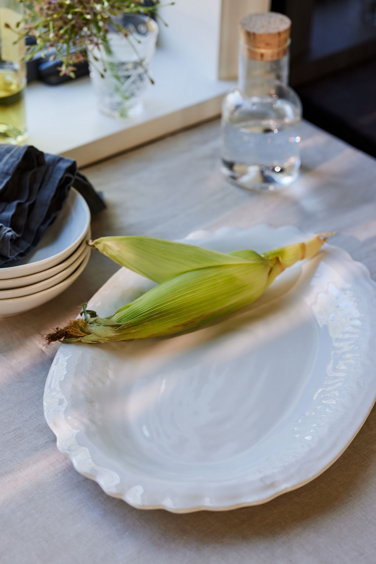 Old Havana Platter - White, Standard, Large Platter