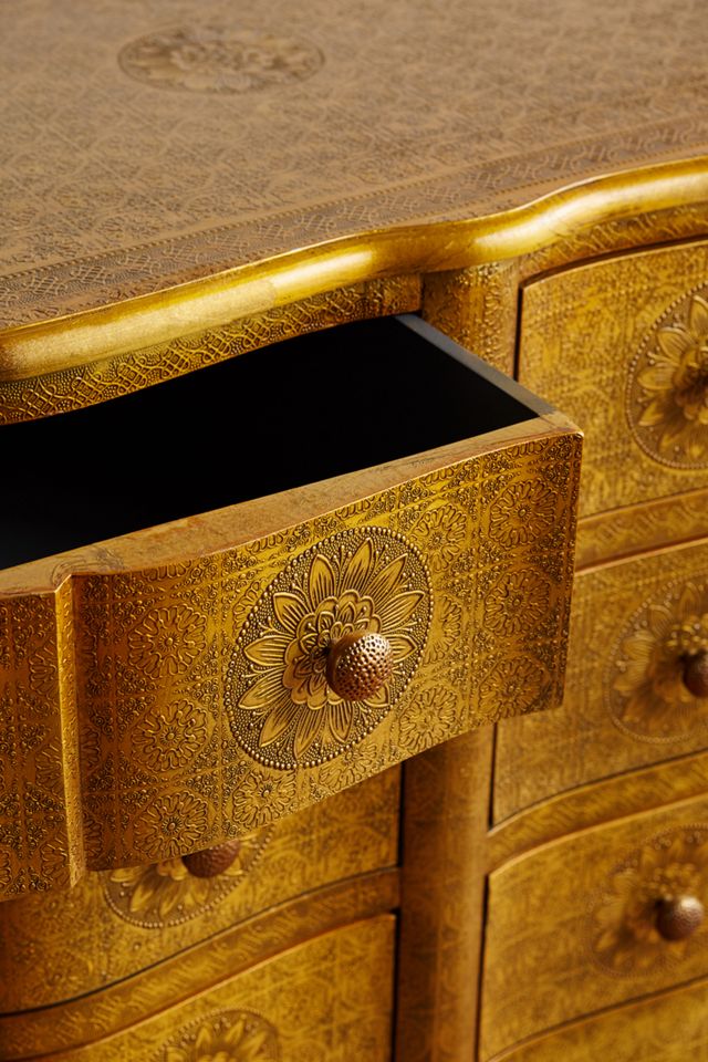 Hand-Embossed Six-Drawer Dresser #1