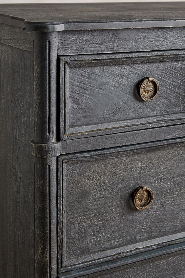 Washed Wood Five-Drawer Dresser #2
