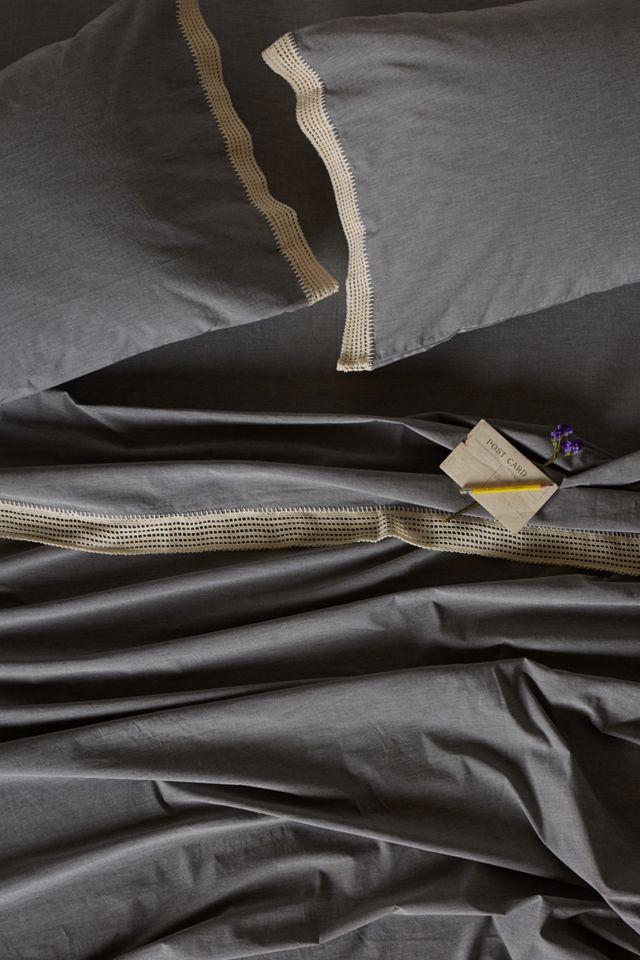 Coyuchi Crochet-Trimmed Shams #3