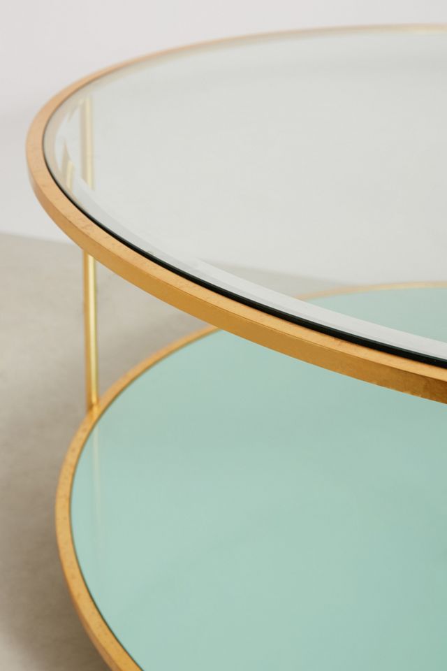 Lacquered Round Coffee Table #1