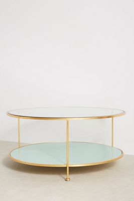 Lacquered Round Coffee Table