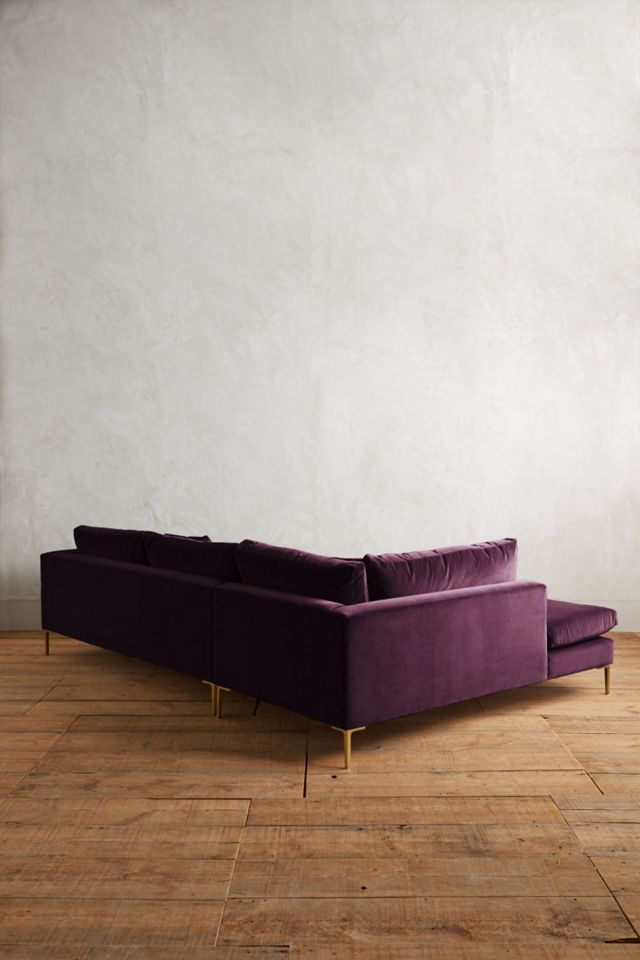 Velvet Edlyn Left Sectional #1