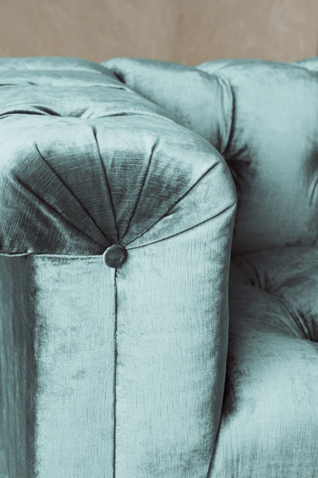Slub Velvet Kettleby Left Sectional #2