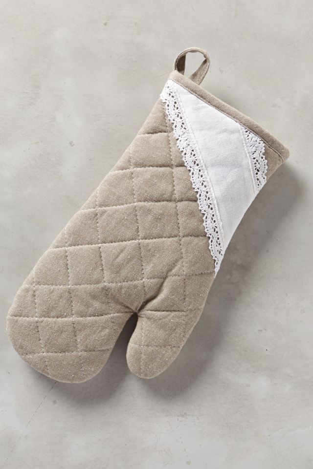 Lace-Crossed Pot Holder #2