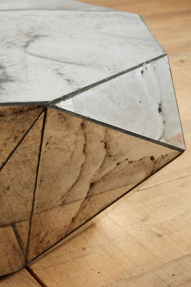 Faceted Mirror Coffee Table #1