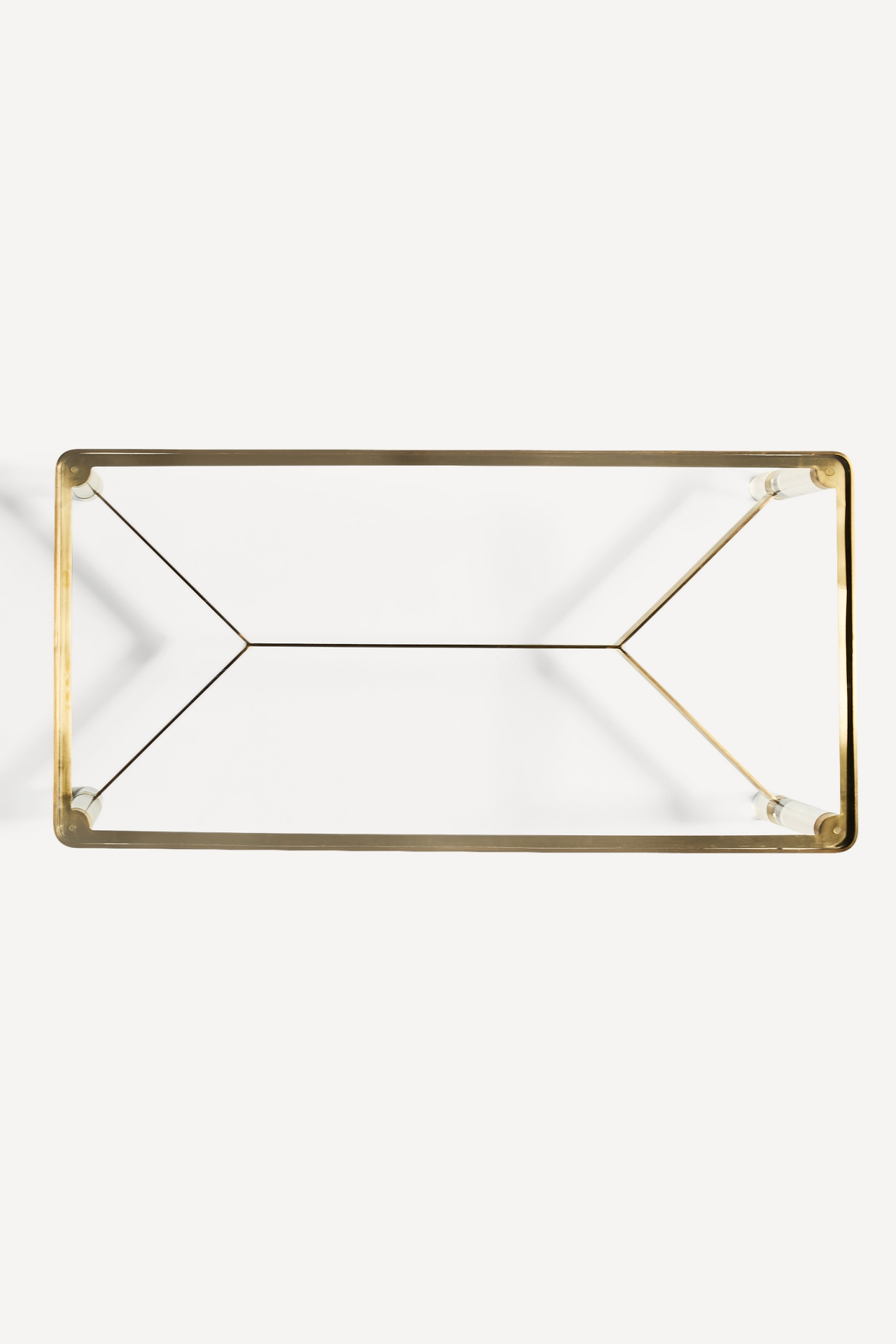 Oscarine Lucite Rectangular Coffee Table