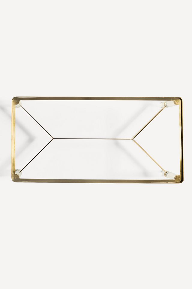 Oscarine Lucite Rectangular Coffee Table #4