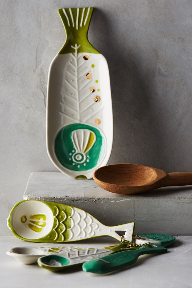 Folkloric Measuring Spoons, Set of 4  Anthropologie Japan - Women's  Clothing, Accessories & Home