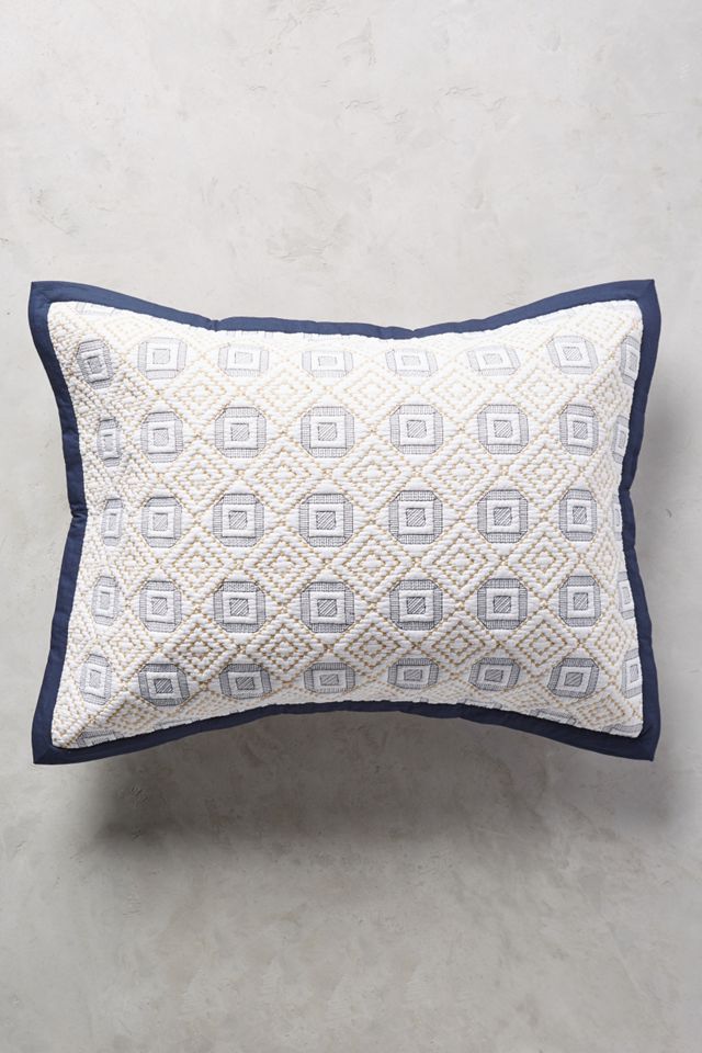 Diamond-Stitched Shams