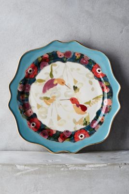 Plumed Crest Dessert Plate