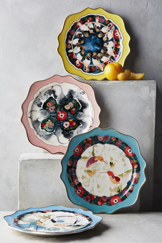 Plumed Crest Dessert Plate #2