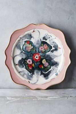 Plumed Crest Dessert Plate