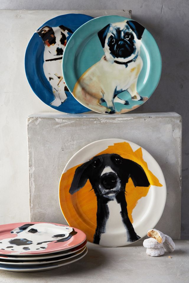 Sally Muir Dog-a-Day Dessert Plate #2