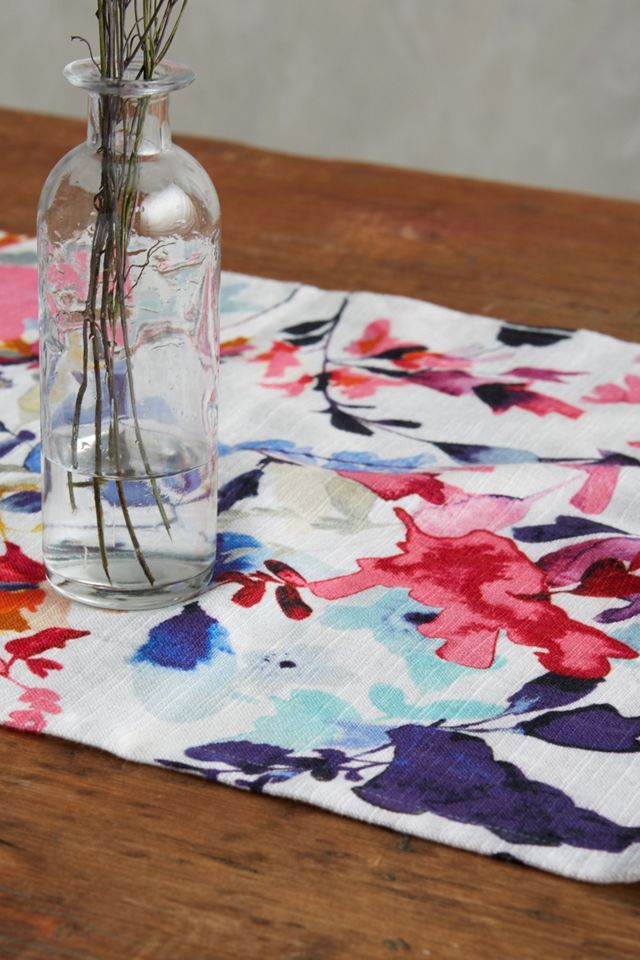 Wildflower Study Table Runner #1