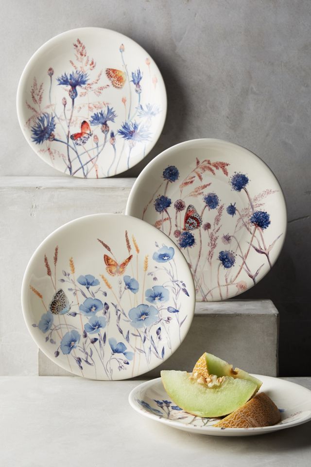 Gien Azure Dessert Plate #1