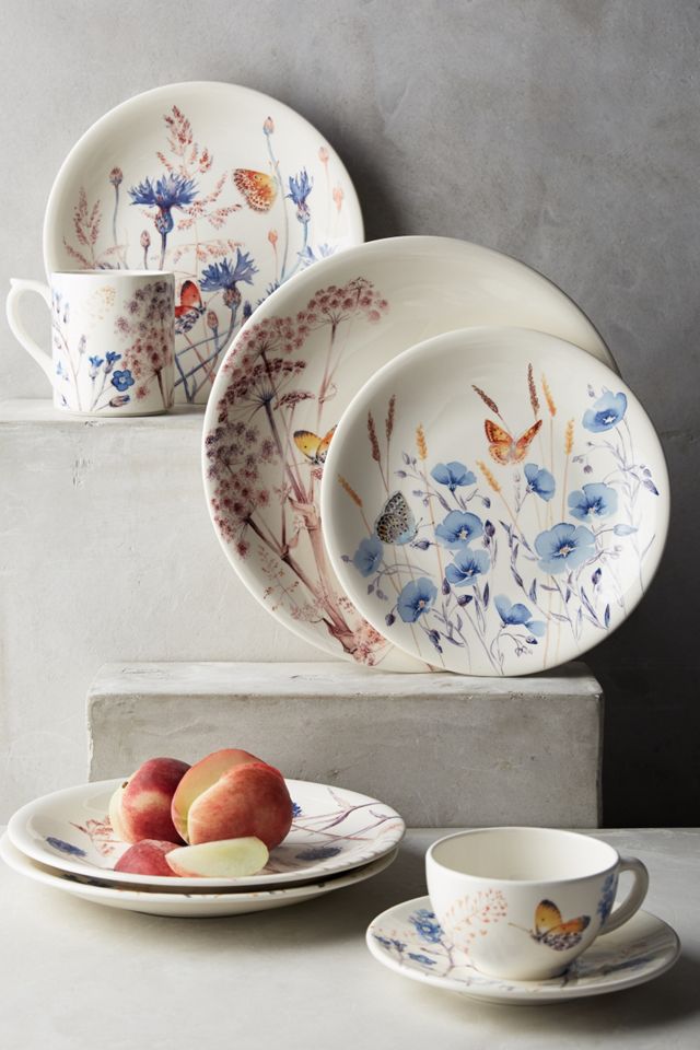 Gien Azure Dessert Plate #2