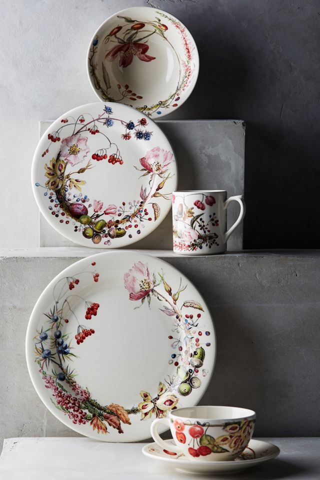 Gien Bouquet Dessert Plate #1