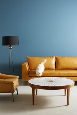 Brass Starburst Round Coffee Table