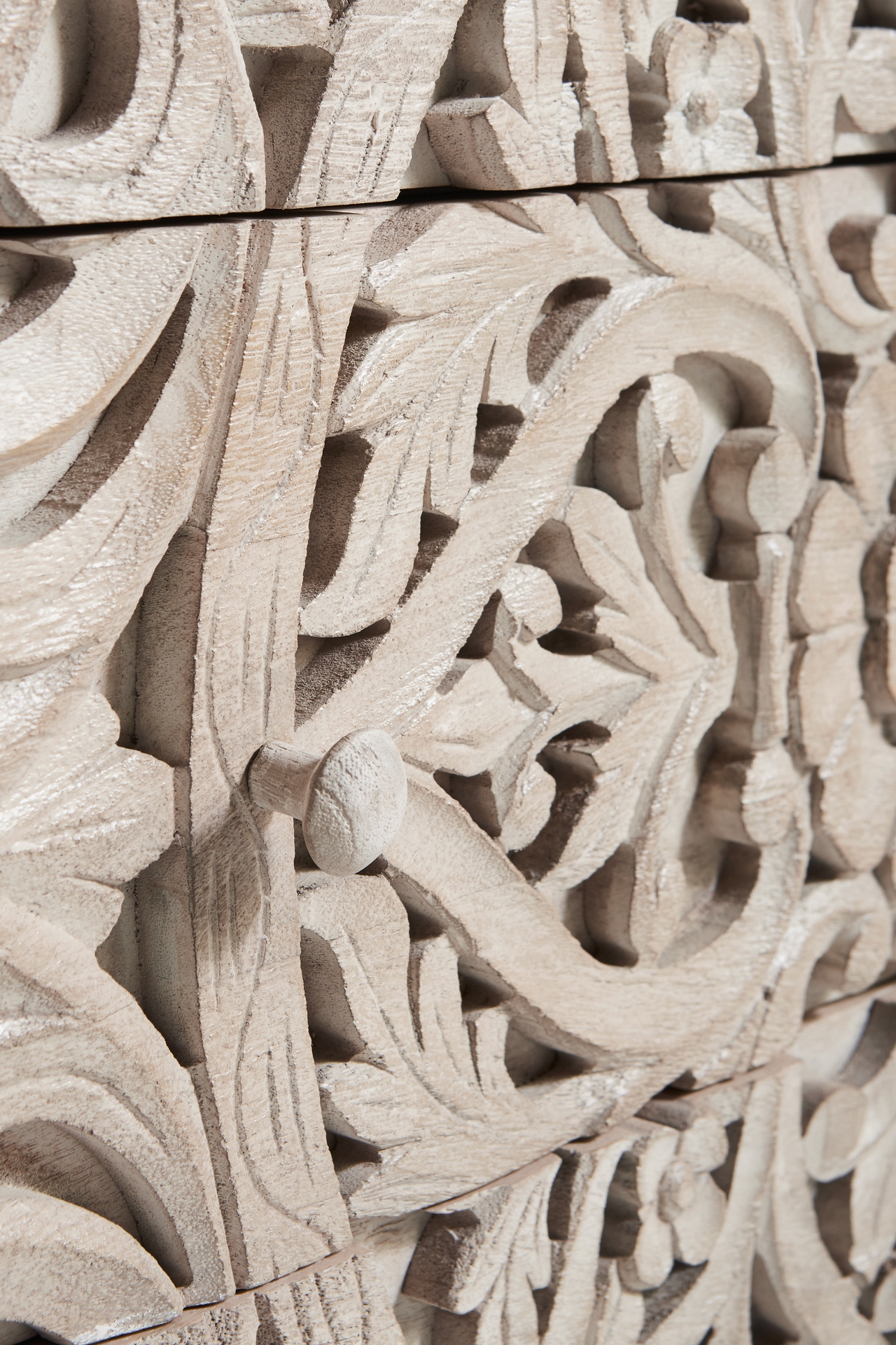 Handcarved Lombok Three-Drawer Dresser